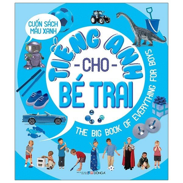 Cuốn sách màu xanh - tiếng anh cho bé trai