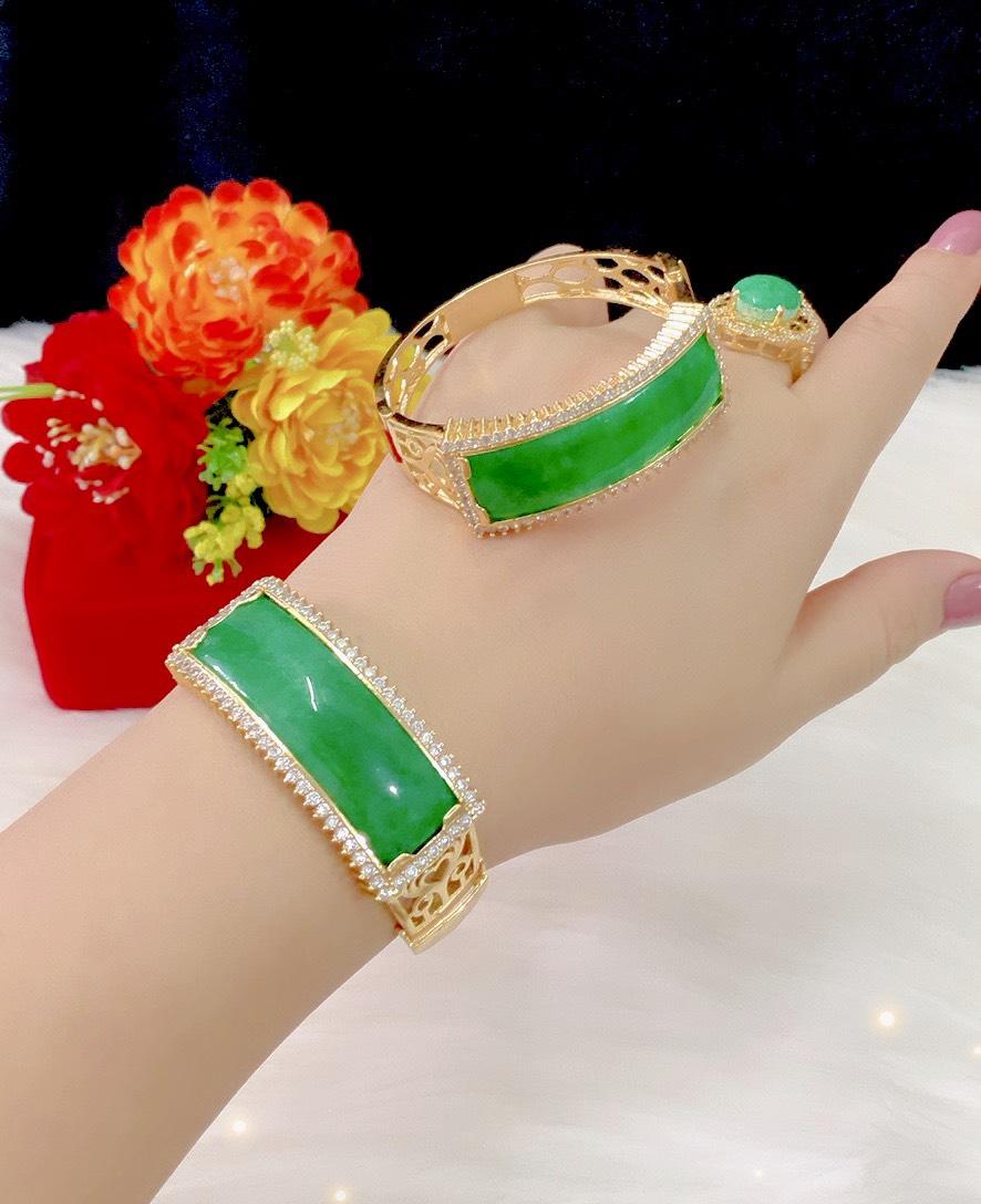 Vòng tay tay nữ mạ 18k cao cấp