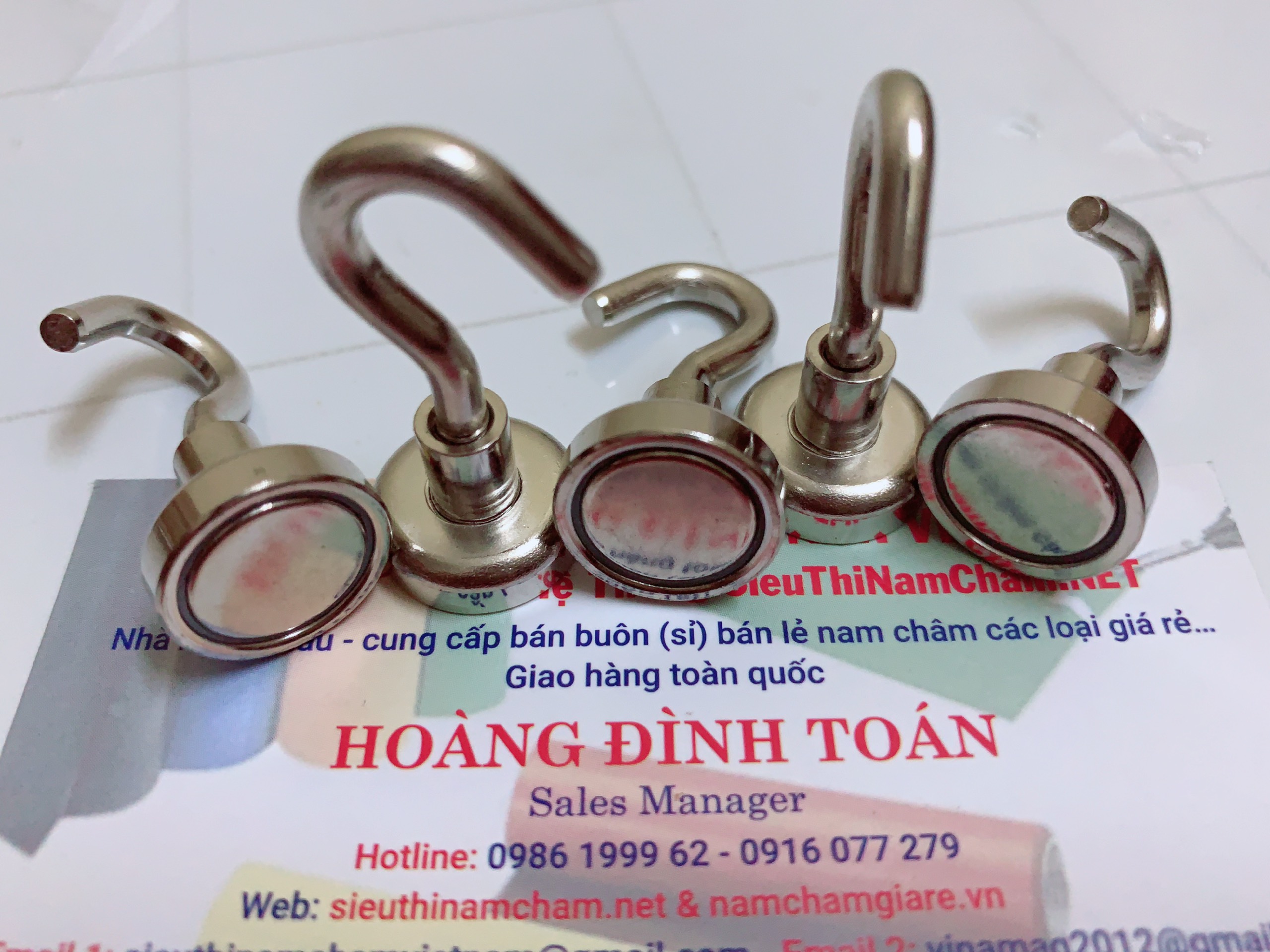 Móc treo nam châm d16mm