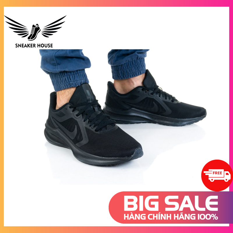 Sneaker-house giày chính hãng nike downshifter 10 full black ci9981-002