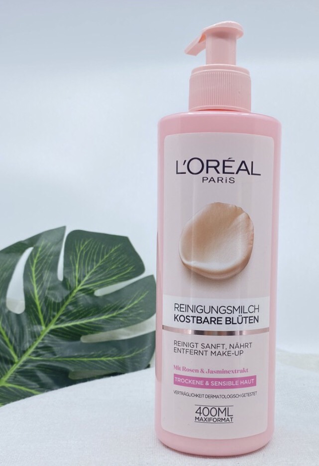 Sữa rửa mặt tẩy trang hương hoa hồng L'oreal 400ml - Hàng xách tay Đức