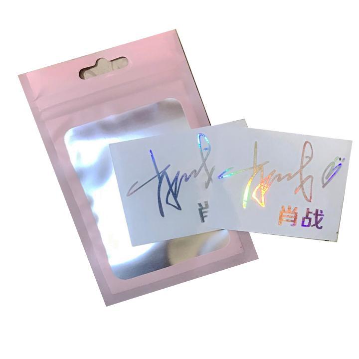 Chữ kí sticker Tiêu Chiến Trần Tình Lệnh Ma Đạo Tổ Sư chữ ký dán holo bóng dán điện thoại Vương Nhất Bác Lam Vong Cơ Ngụy Vô Tiện