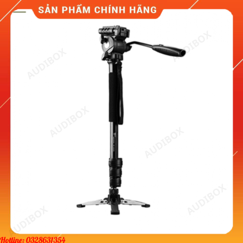 Monopod hợp kim nhôm dùng cho máy ảnh, điện thoại, có chân đế Tripod Weifeng WF 3958M