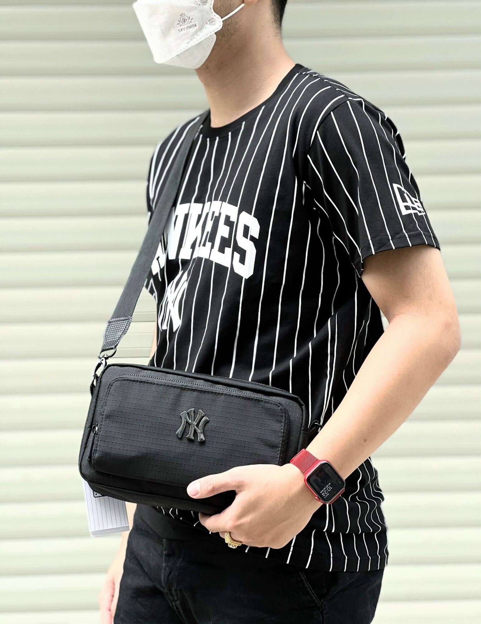 Túi đeo chéo m/l/b ny men mới onweb unisex