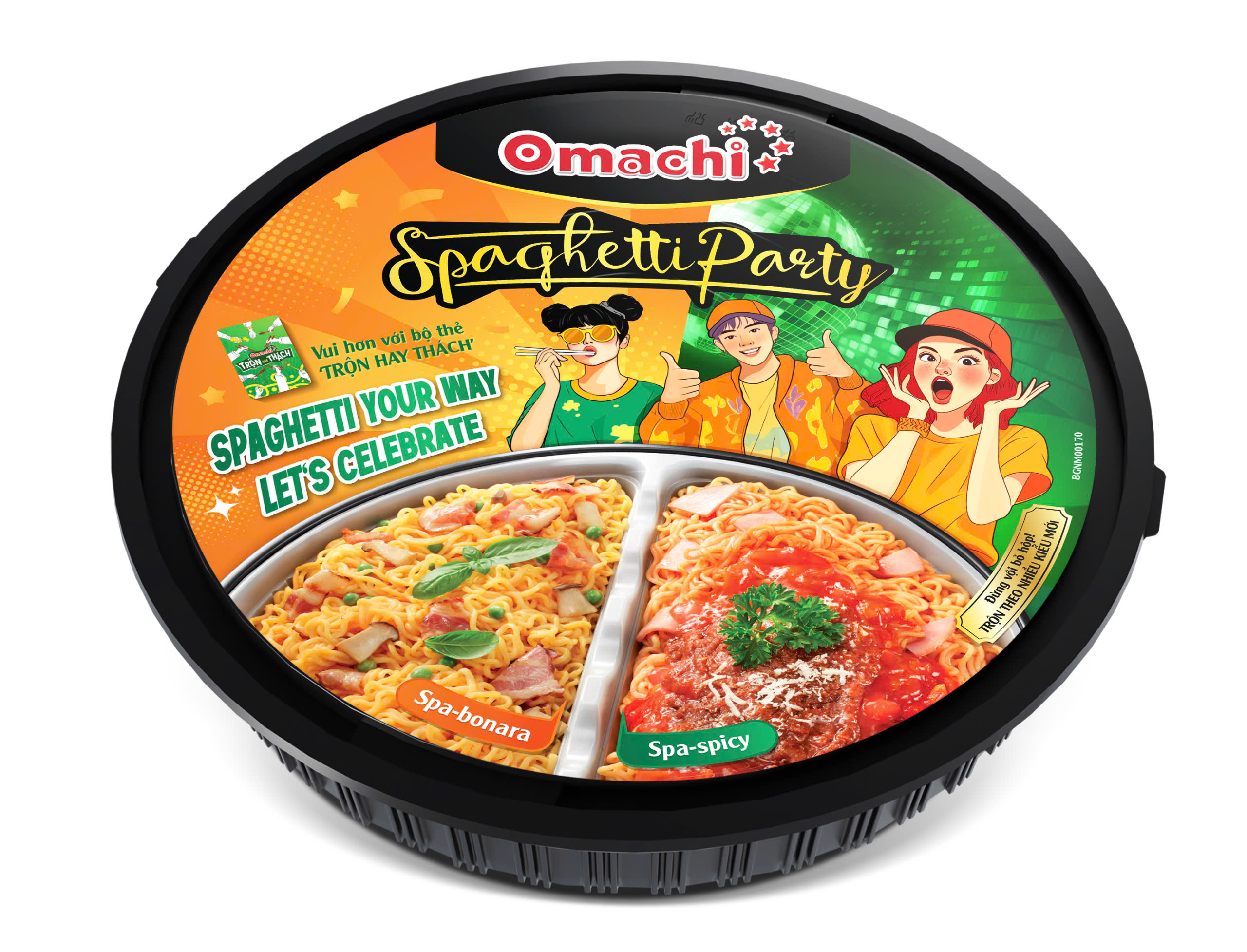 [Hàng Tặng Không Bán] Mì Omachi trộn hai vị hộp x 629gr