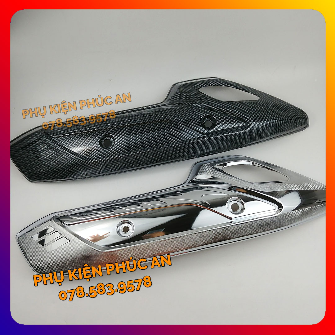 Ốp che ống pô xe sh nam 125i 150i năm 2012 2013 2014 2015 2016 pát bô cách nhiệt ống xả sh việt 125 150