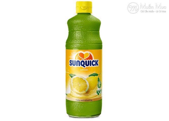 Sunquick nước ép trái cây vị chanh 840ml