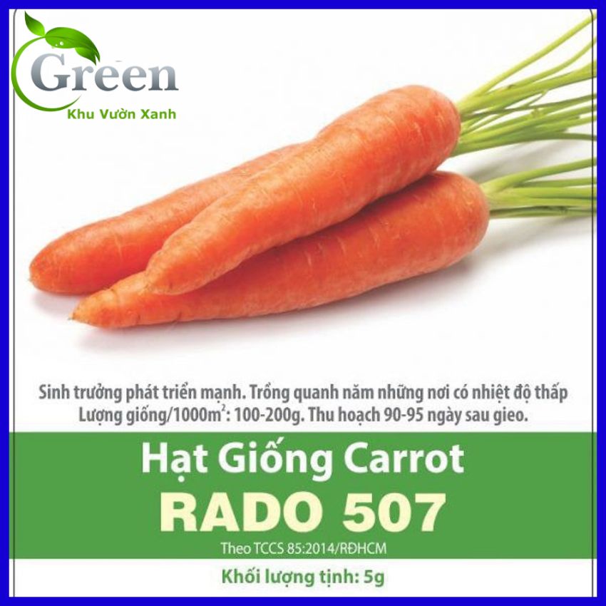 Hạt Giống Củ Cà Rốt