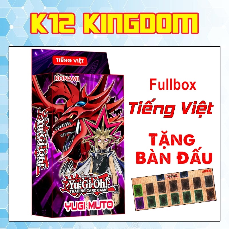 ◐❂✒ Yugioh Tiếng Việt - Hộp Bài Yugi Muto H01