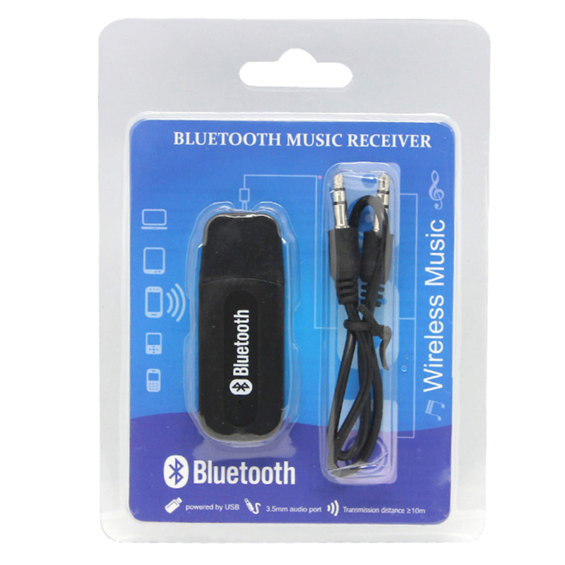 Bengzhar Bộ chuyển đổi Bộ thu âm thanh tương thích bluetooth không dây USB Mới Bộ phát loa gia đình giắc cắm 3.5mm cho TV máy vi tính Bộ chuyển đổi cho xe hơi