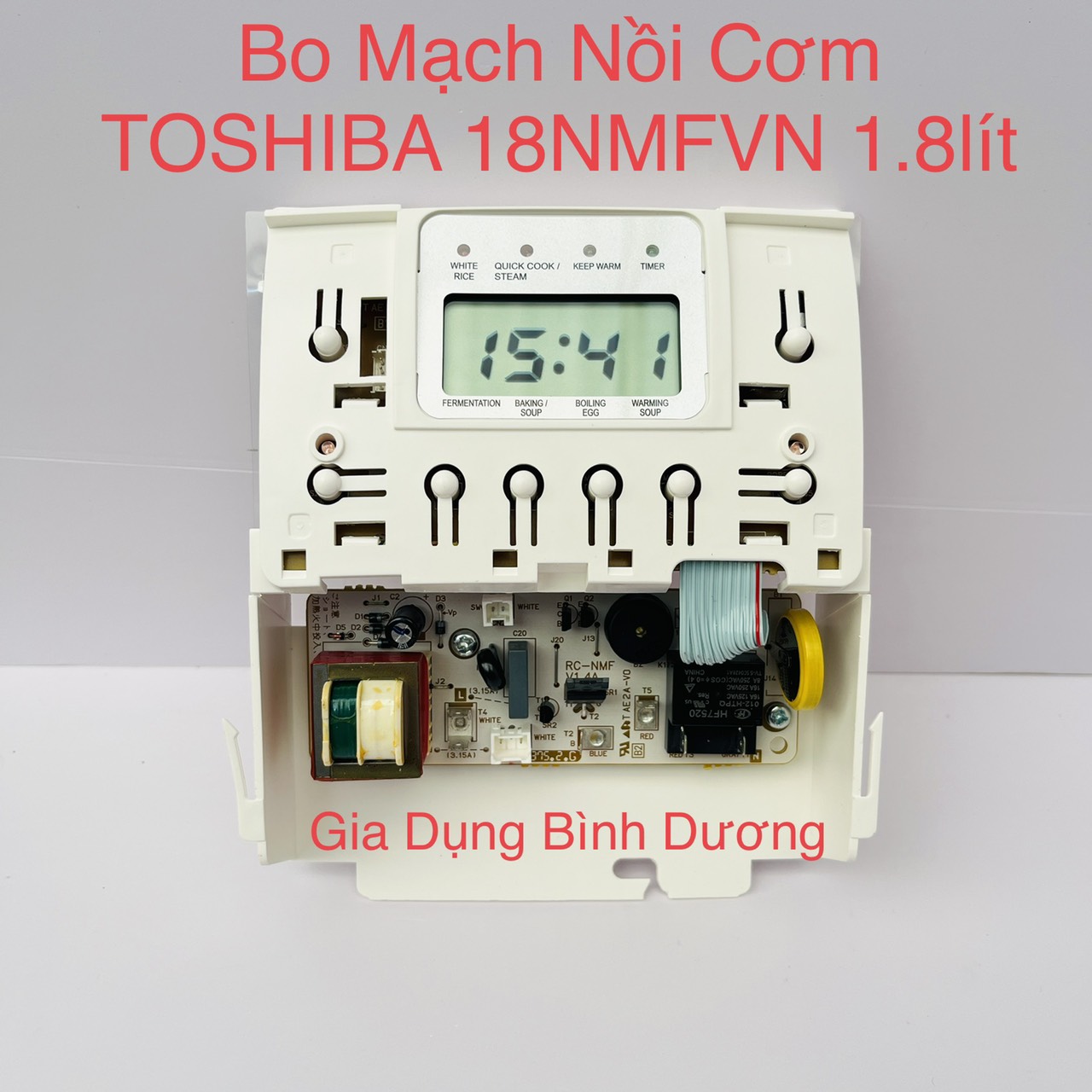 Bo mạch nồi cơm điện tử toshiba 1.8 lít rc-18nmfvn