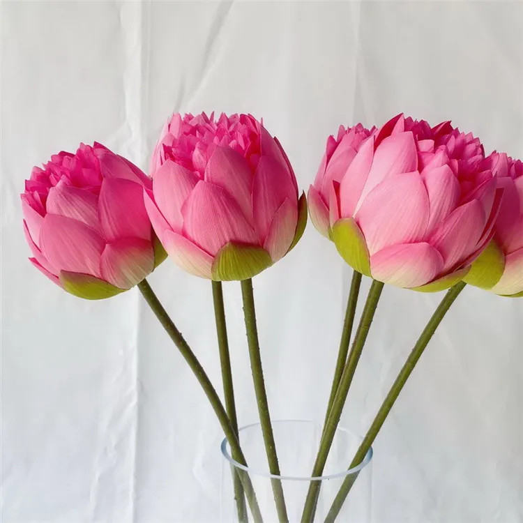 Hoa sen giả - Hoa sen quan âm chất liệu bằng lụa đẹp cao cấp