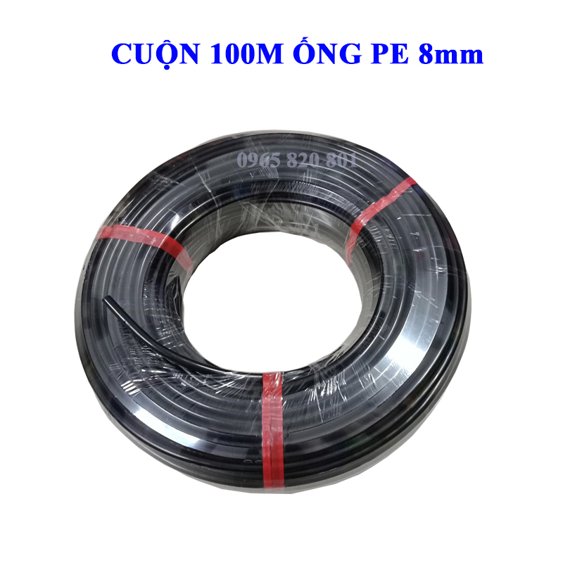 Cuộn 100m ống PE 8mm phun sương