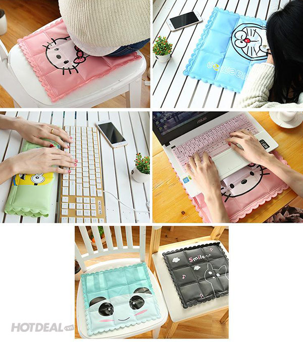 Nệm nước đa năng lót ghế ngồi siêu mát 36x36cm