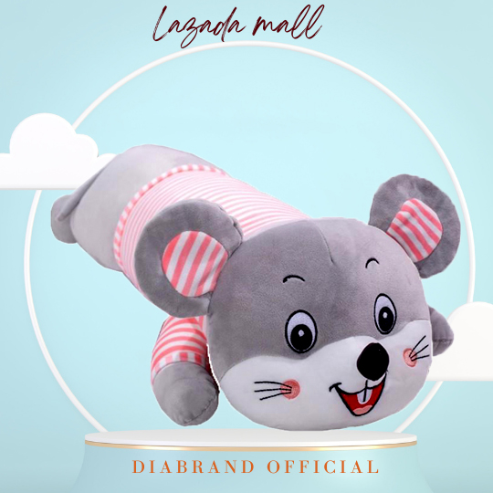 Gấu Bông Ôm Hình Chuột Dài 1 Mét Dễ Thương Dành Cho Bé (2 Màu)