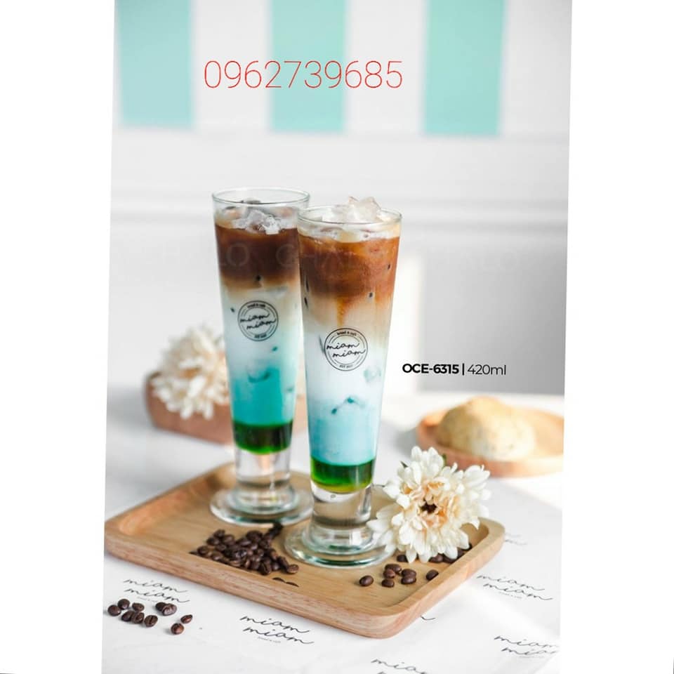 Bộ 6 cốc thủy tinh ocean cao viva footed – b16315 – 420ml