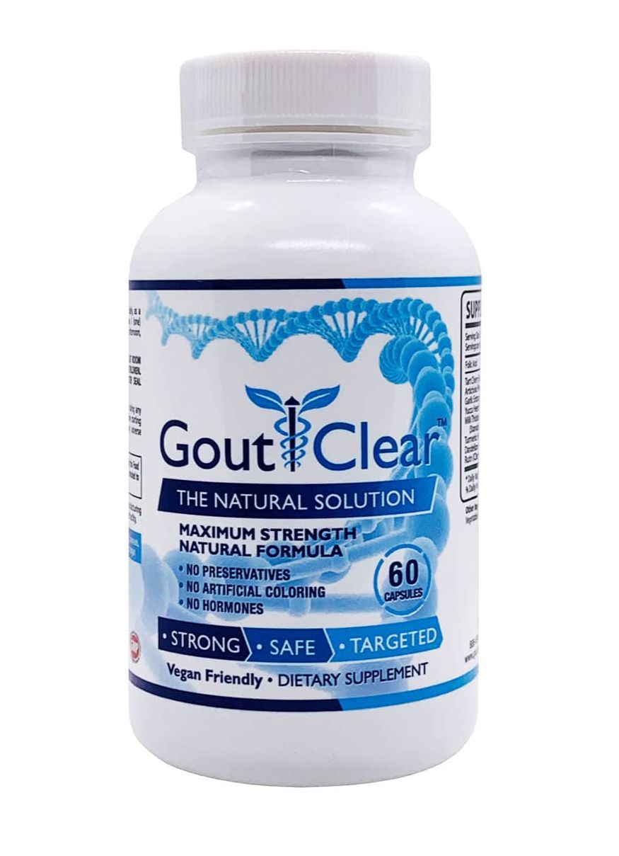 Viên uống hỗ trợ & ngăn ngừa các biến chứng của gút Gout Clear The Natural Solution 60 viên