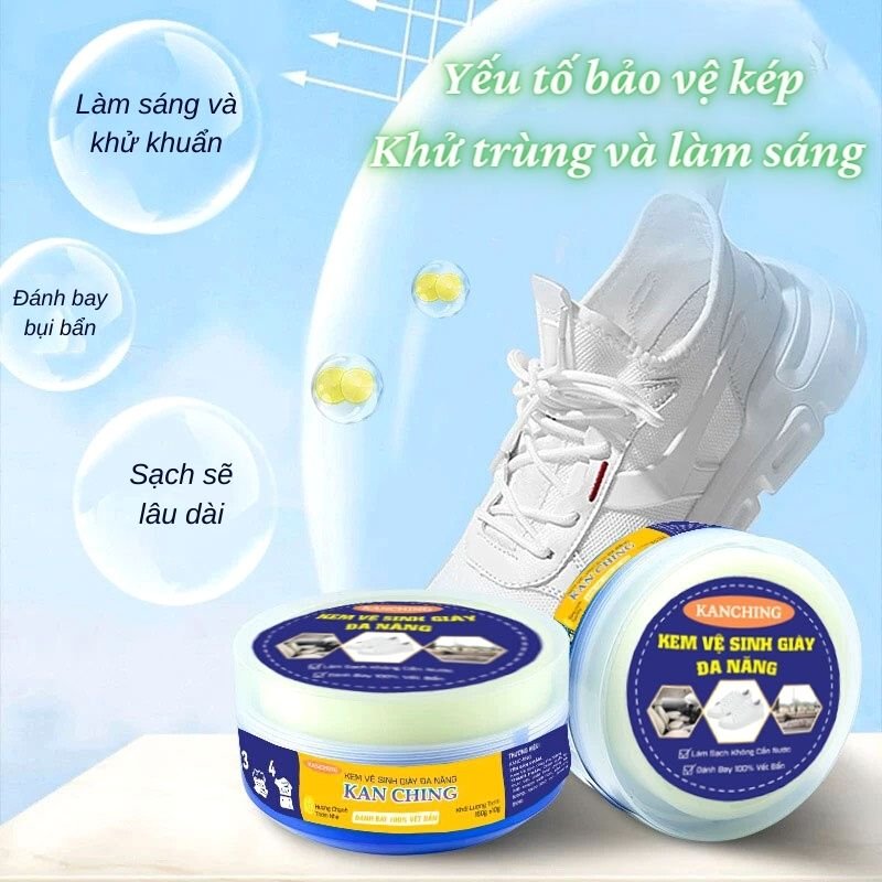 Kem Vệ Sinh Giày Kem Lau Giày Dép Túi Xách Đa Năng Siêu Sạch Bách Hoá DAIKI