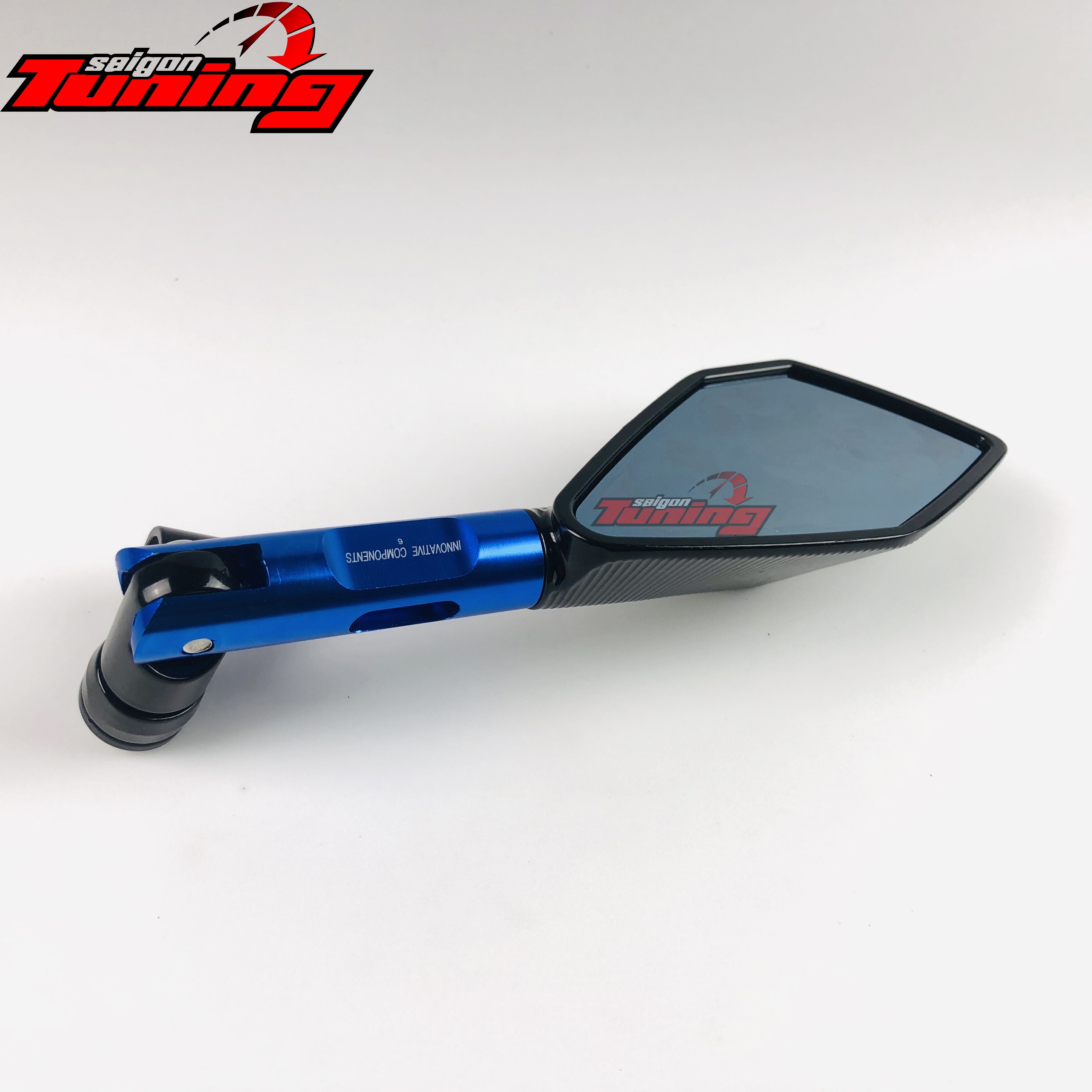 Kính trái chiếu hậu - Màu xanh Blue SaigonTuning