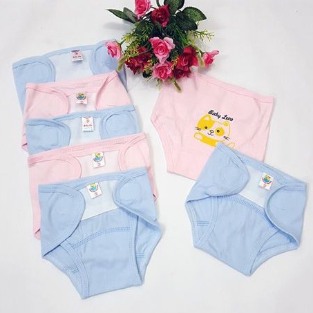 [Hoàn tiền 6%] Combo 5 Tã dán bỉm Baby Leo in họa tiết cho bé sơ sinh