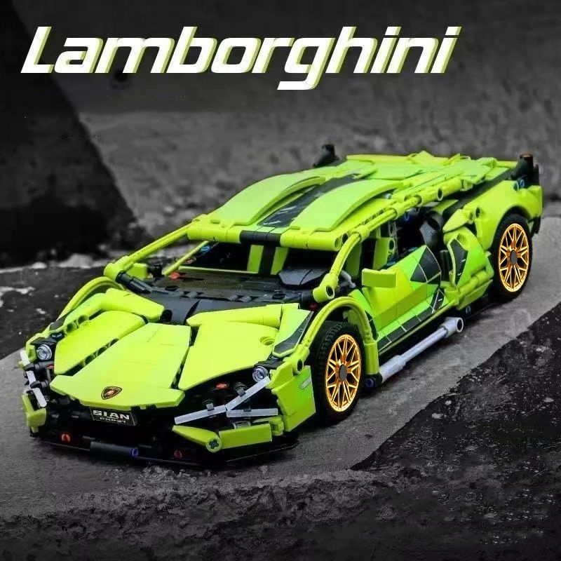 [HOÀN TIỀN 6%]xếp hình lắp ráp 3D mô hình siêu xe Lam-bor-ghi-ni Sian KFP37 cỡ lớn trưng bày docer nhà cửa