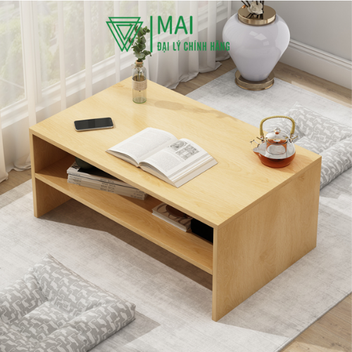 Bàn trà ngồi bệt kèm ngăn đựng đồ - gp147a