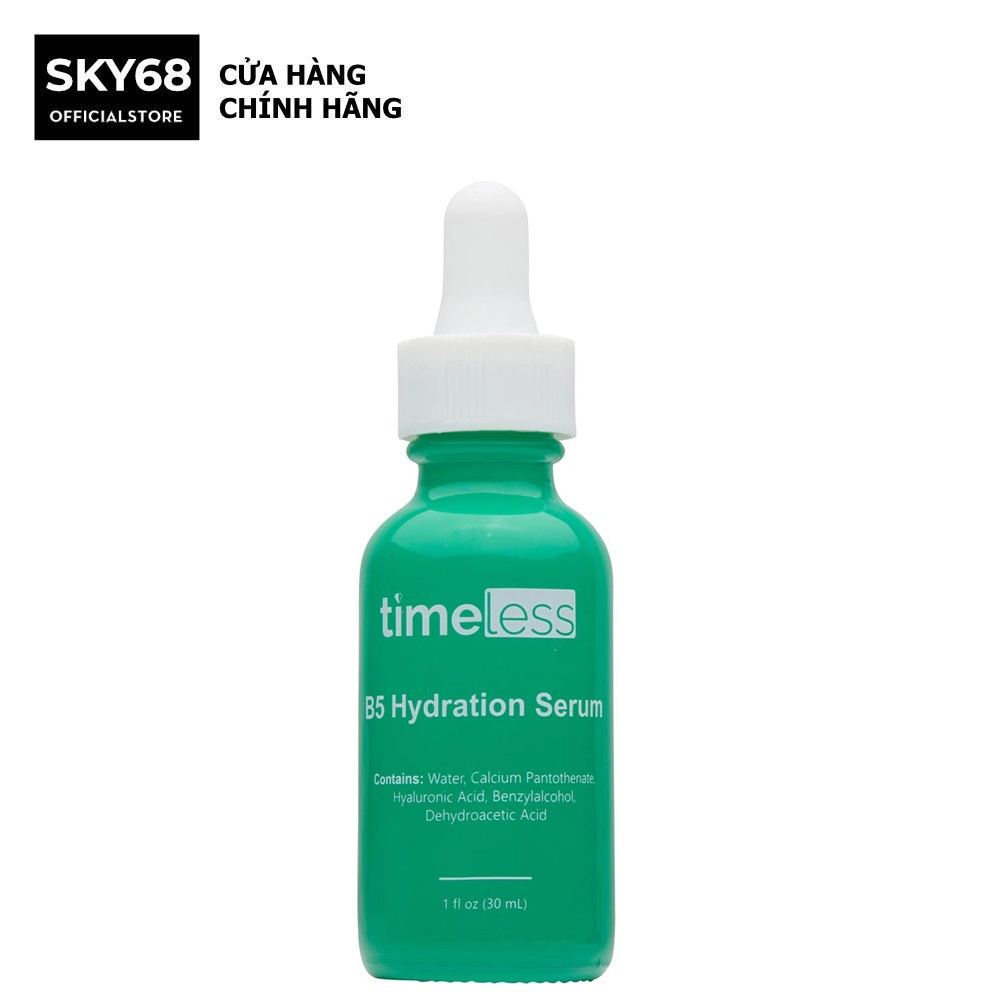 Tinh Chất Cấp Ẩm Phục Hồi Da Timeless Vitamin B5 Hydration Acid Serum 30ml