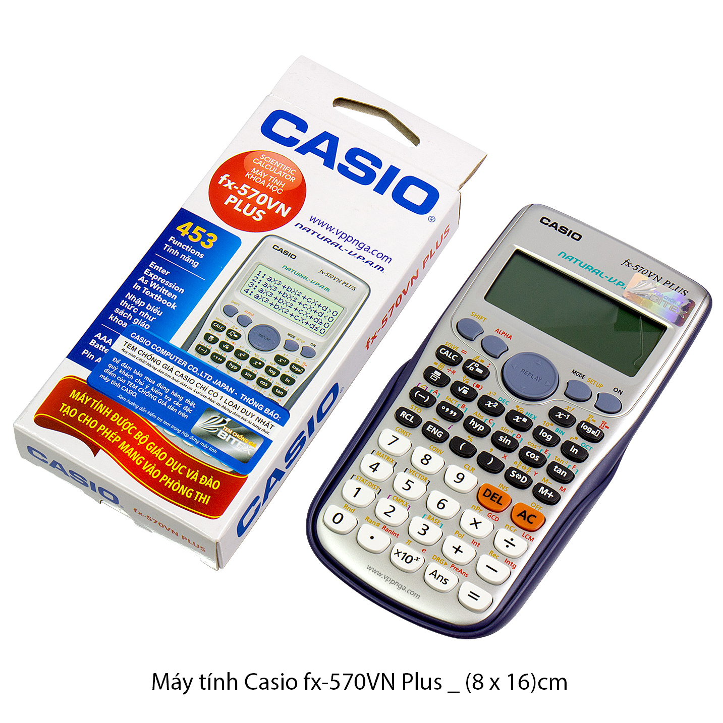 Máy Tính – Máy Tính Casio FX 570VN PLUS - Hàng Mới Fullbox, Casio Thái Lan, Máy Tính Casio FX 570 VN