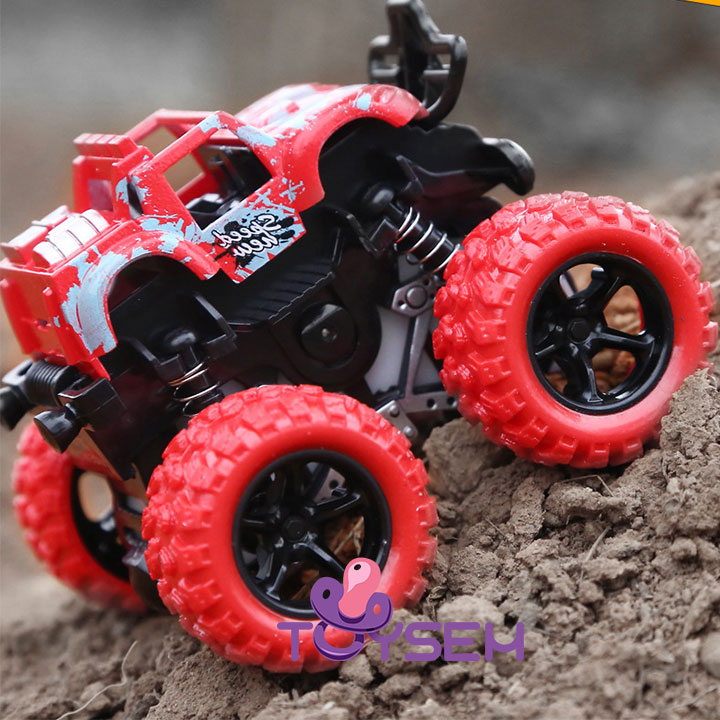 Đồ chơi xe địa hình nhào lộn Off Road nhiều màu - Xe vượt địa hình offroad cho trẻ em từ 3 tuổi - Xe đồ chơi cho bé trai bé gái cute - Quà tặng sinh nhật cho bé thôi nôi đầy tháng