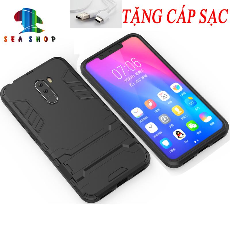 Ốp lưng xiaomi pocophone f1 iron man iring chống sốc / ốp chống iron man xiaomi pocophone f1 / case xiaomi f1