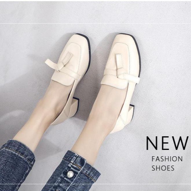Giày lười lhmtc40 nữ kiểu dáng công sở cao 5cm