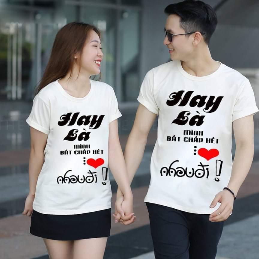 Áo đôi in hình hay là mình bất chấp