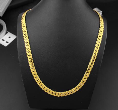 Dây chuyền , vòng cổ nam mạ vàng 24k công nghệ Italia mới nhất  bản to đẳng cấp , chất chơi