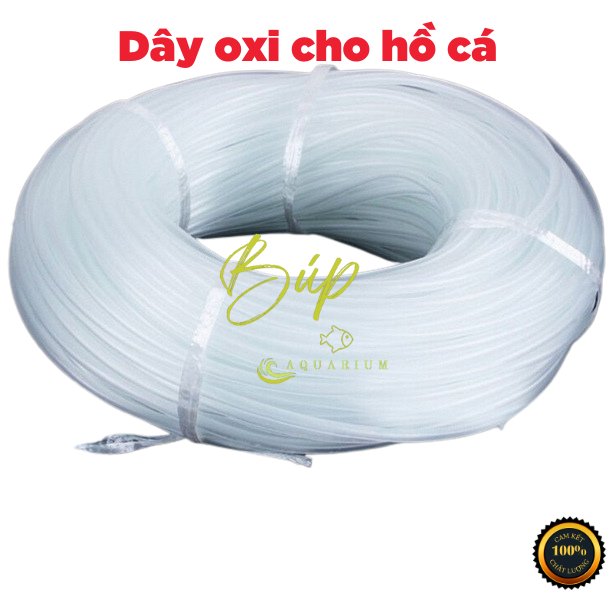 Dây sủi oxy dây dẫn khí oxy cho hồ cá cảnh 4mm màu trắng / Búp aqua