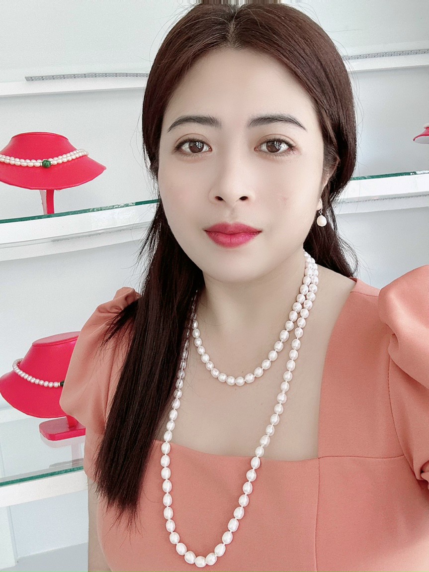 Chuỗi cổ ngọc trai thật - mua 1 nhưng đeo được 4 kiểu