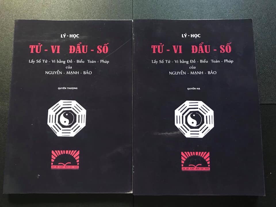 Sách tử vi đẩu số nguyễn mạnh bảo 2 tập