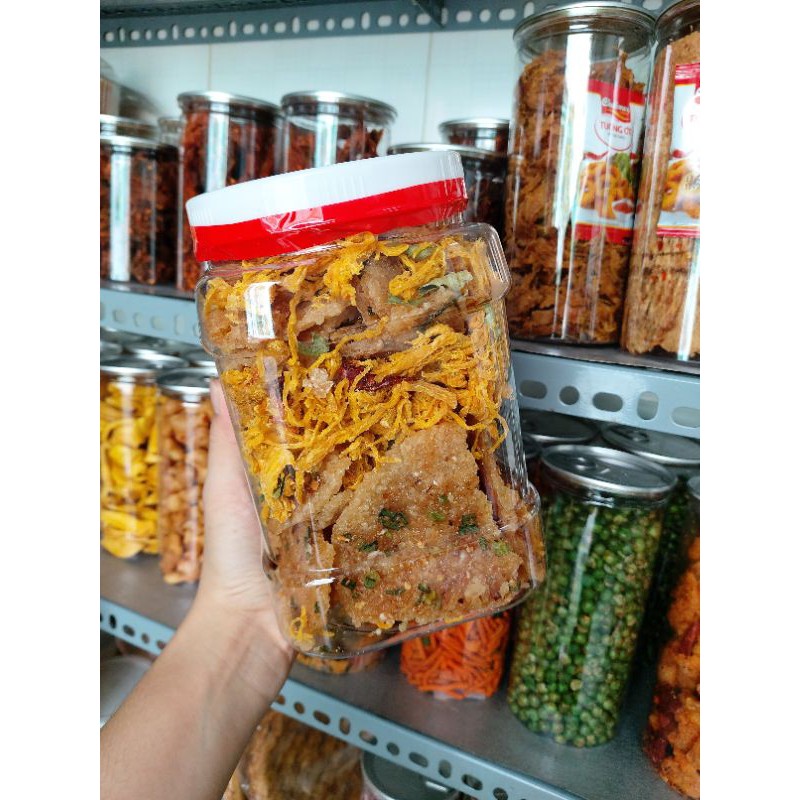 500gr cơm cháy mắm hành lắc khô gà