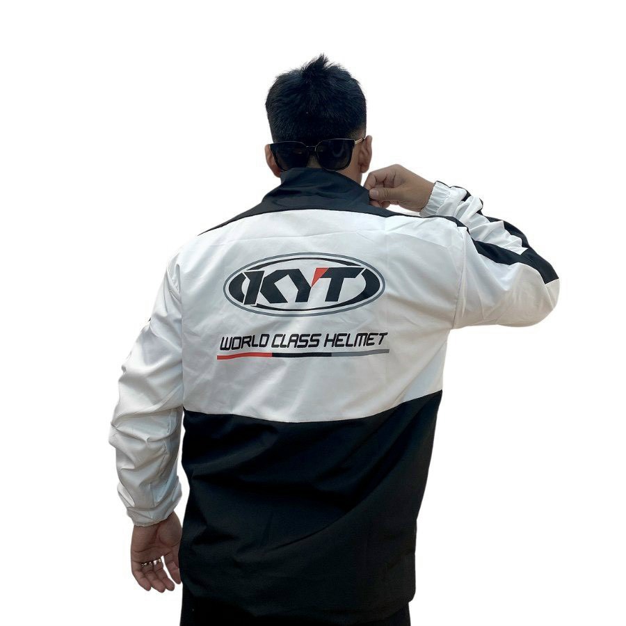 Áo khoác dù KYT nam nữ form rộng cổ đứng chất liệu dù gió 2 lớp cao cấp đang hót hiện nay _ DOMEN AK 67