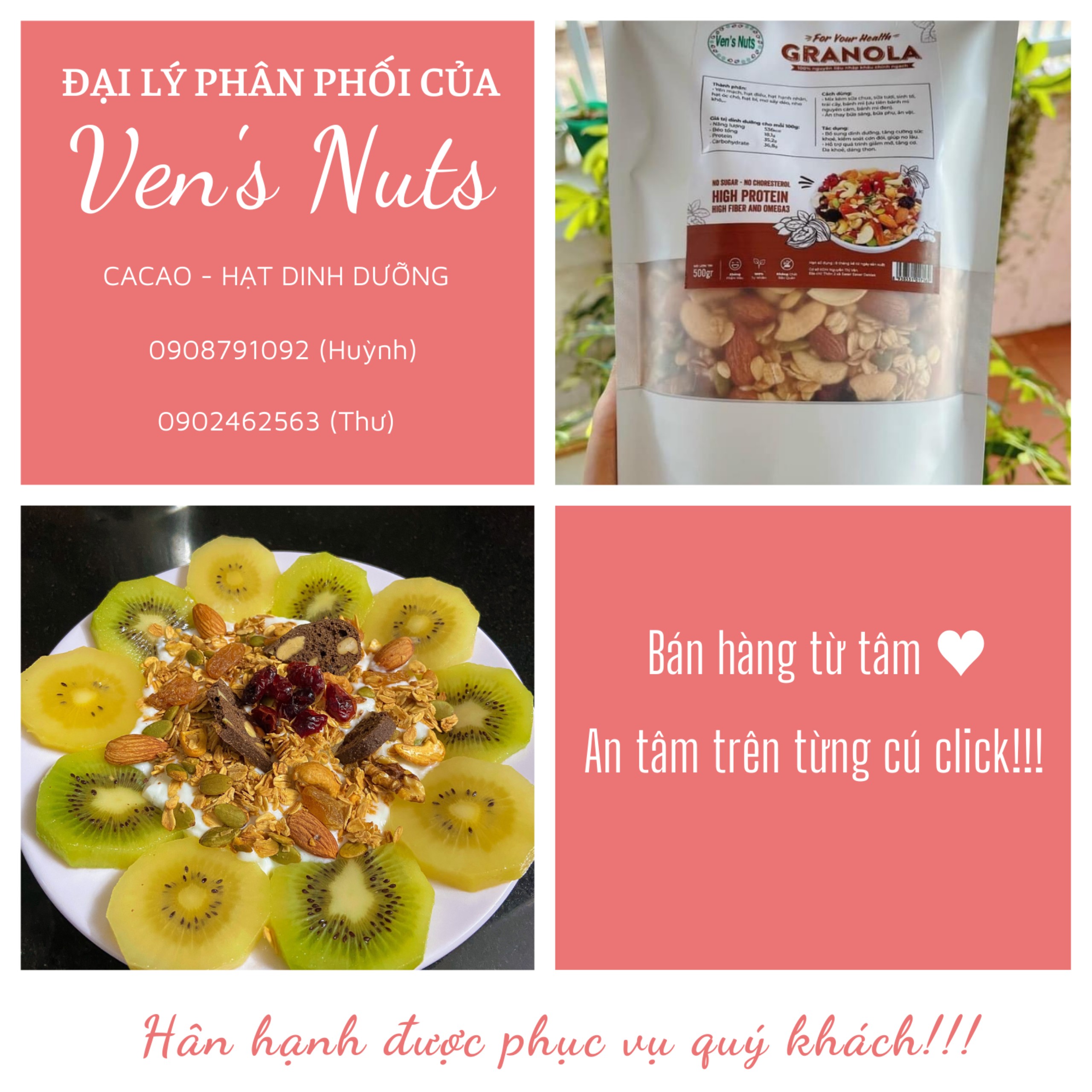 Granola siêu hạt - 500gr