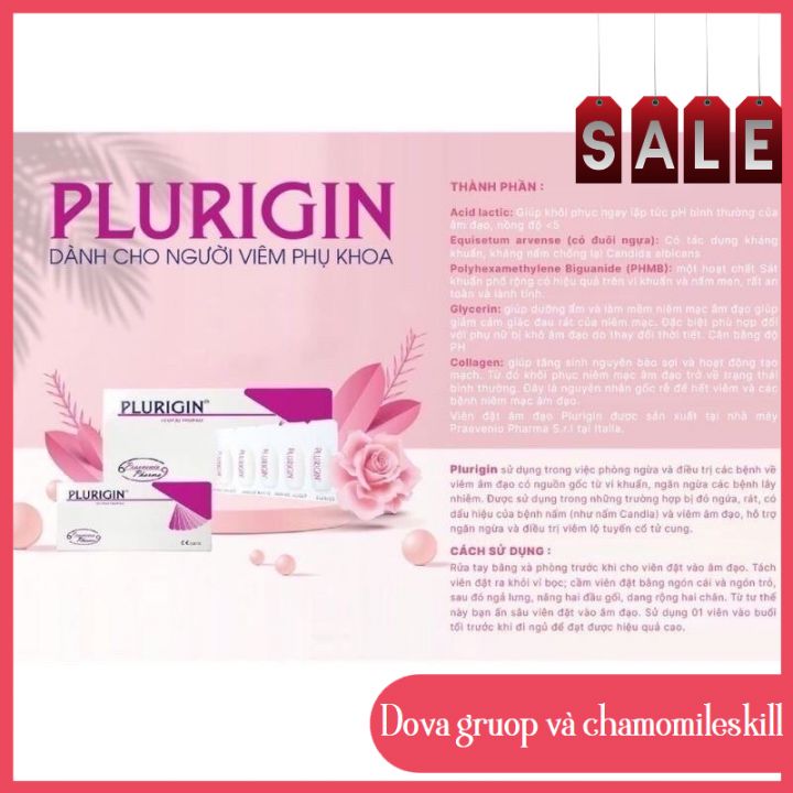 Combo Phụ Khoa Gel Lady Dova Và Phụ Khoa Đặt Plurigin Dova Hàng Chuẩn