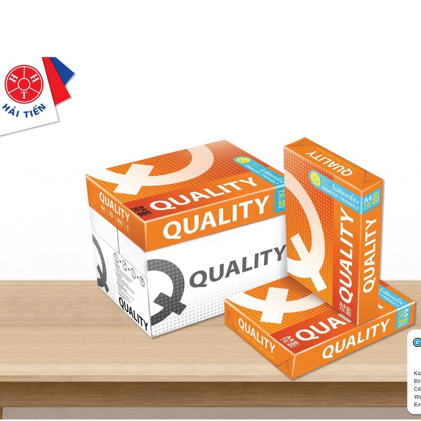Hải tiến giấy in quality a4 - 70 gsm - thái lan