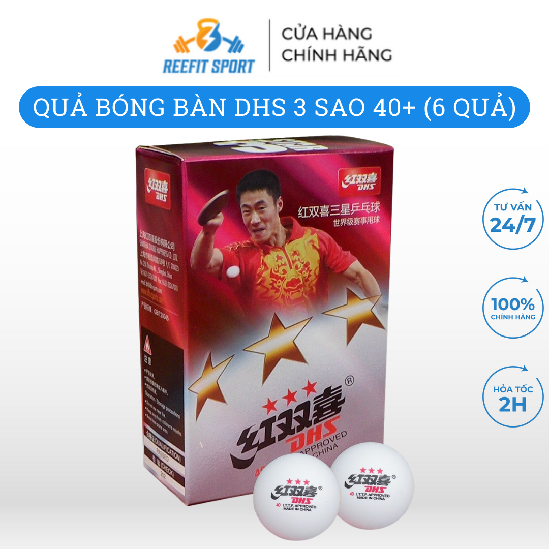 Quả bóng bàn dhs 3 sao 40+