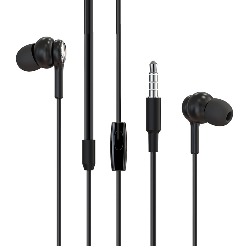 Tai nghe có dây hỗ trợ mic, rắc cắm âm thanh 3,5 mm, điều khiển nút đơn, cáp dài 1,2m borofone bm12 lightmelody