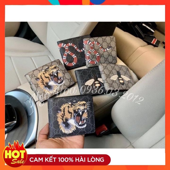 [ Mẫu Mới ] Ví Nam GG Fullbox Nhiều Ngăn, Nhiều Màu