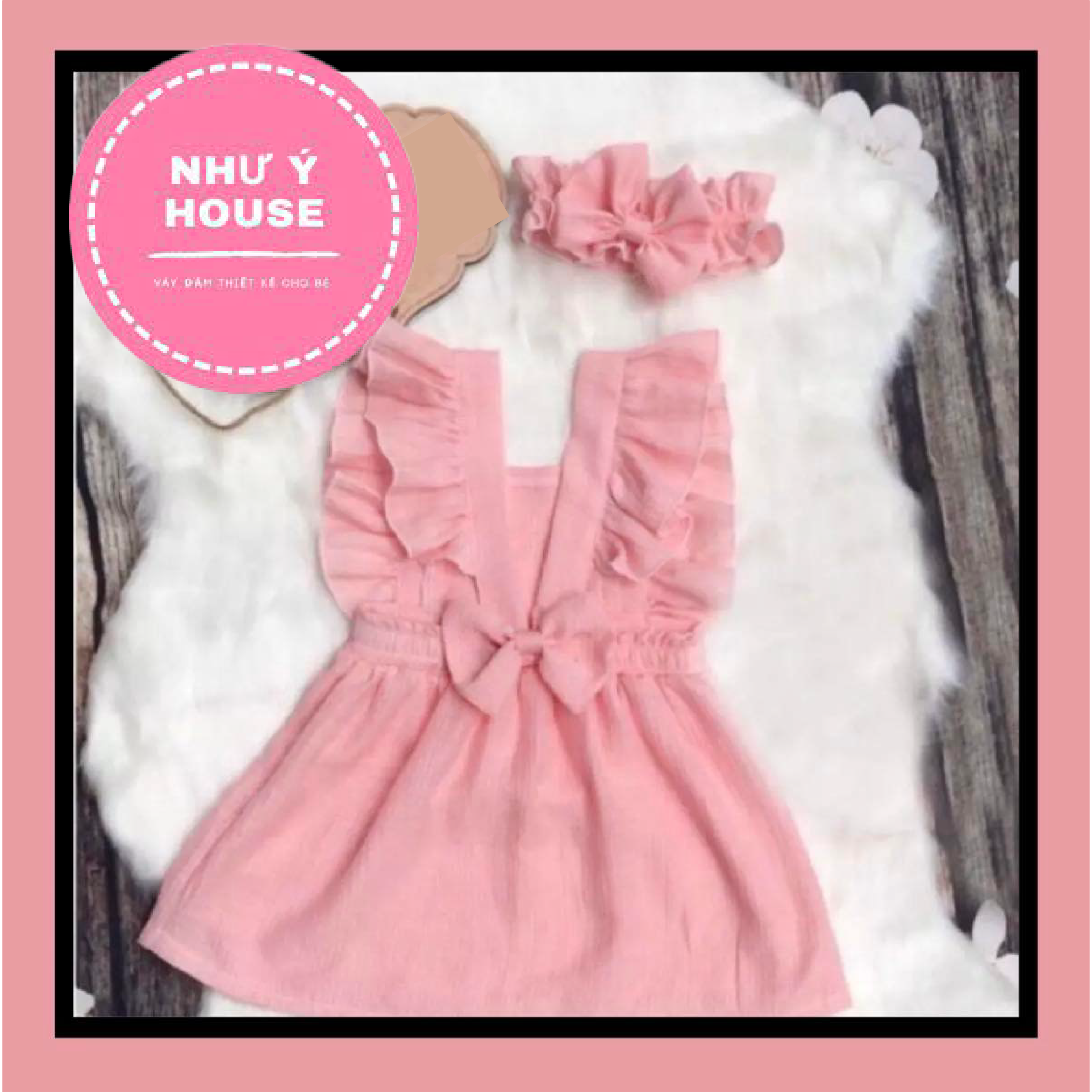 ❤️ Đầm bé gái màu hồng dáng xòe ⚡𝑭𝑹𝑬𝑬𝑺𝑯𝑰𝑷⚡ 𝑻𝑨̣̆𝑵𝑮 𝑲𝑬̀𝑴 𝑻𝑼𝑹𝑩𝑨𝑵  VNXK cao cấp cho bé từ 1-8 tuổi