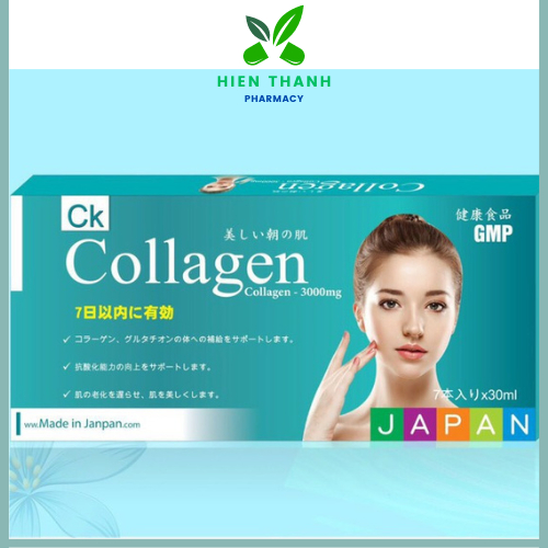 Combo 3 hộp Collagen CK dạng chai nước uống Nhật Bản, collagen Nhật Bản