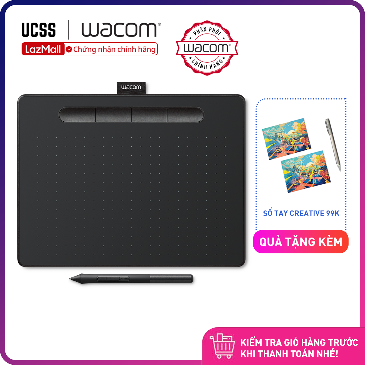 Bảng vẽ wacom intuos m ctl-6100