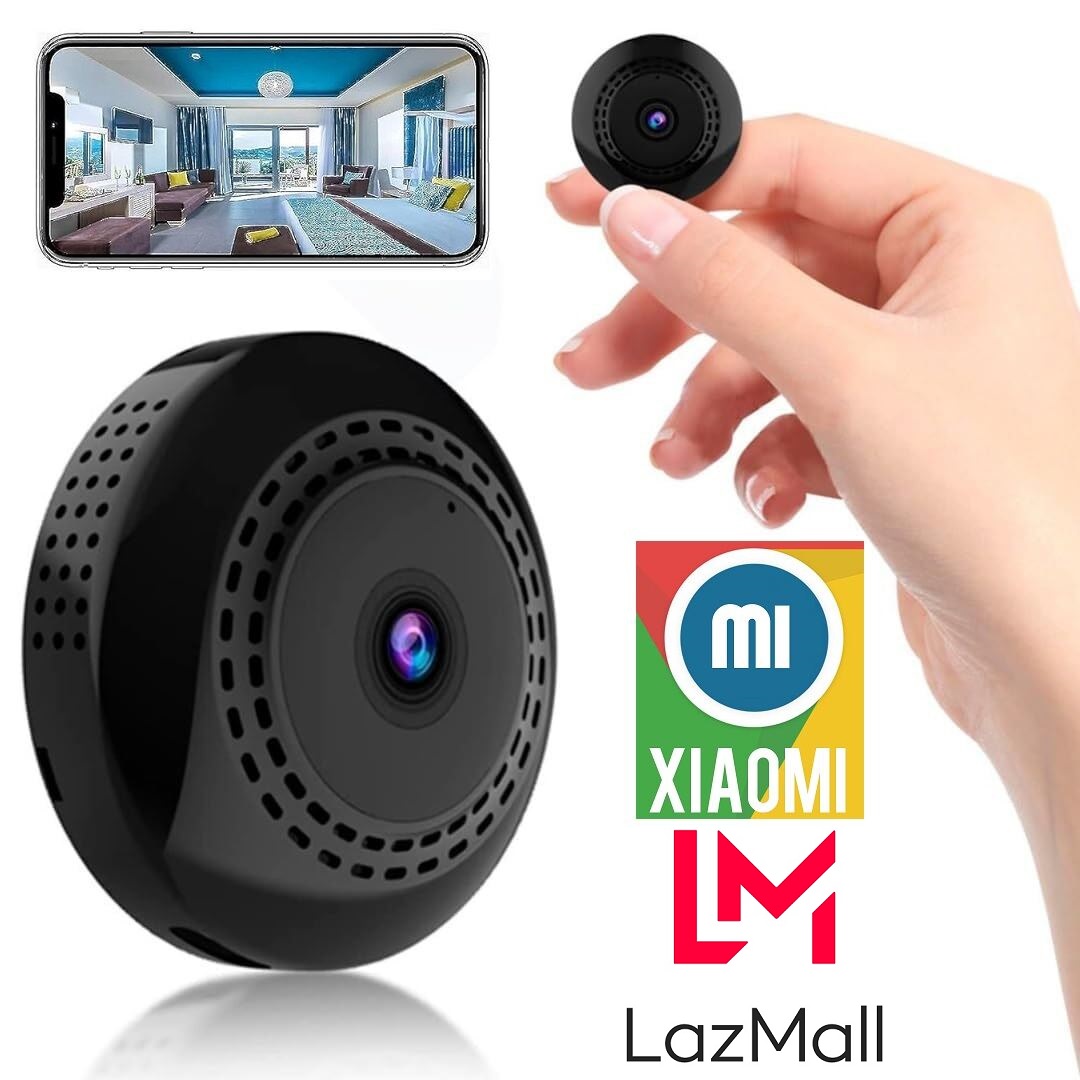 Xiaomi LazMall Ẩn Bí Mật Thông Tin Camera wifi Mini V380 Pro Siêu Nhỏ Phần Mềm V380 FULL HD 1080P Tặng Kèm Chân Đế Dễ Dàng Quan Sát Hình Ảnh Rõ Nét Nắm Bắt Rõ Ràng Và Chính Xác Hơn Thông Tin Cần Giám Sát Ở Thời Điểm Cụ Thể.