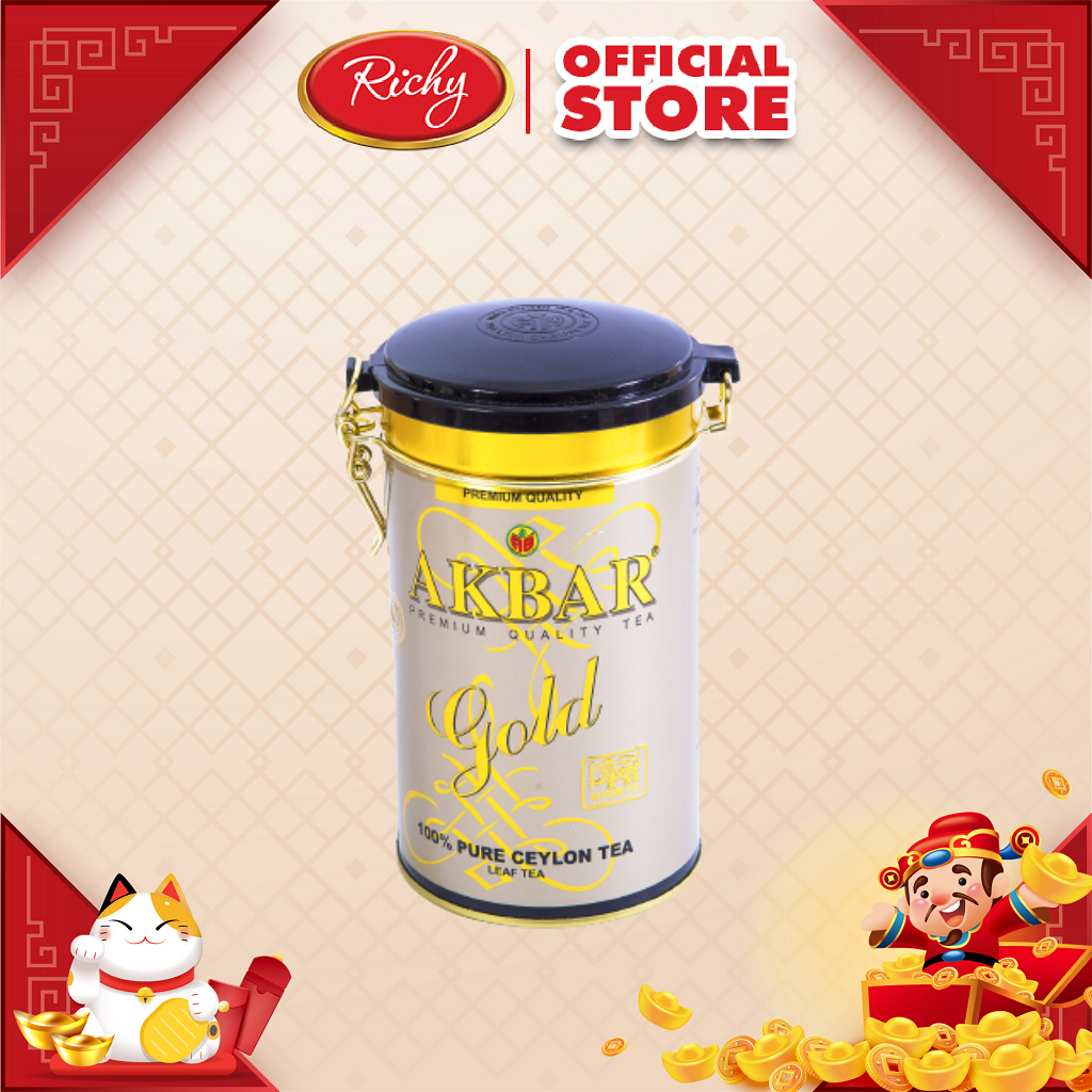 Trà akbar gold ht 225g - tết 2024 - trà nhập khẩu