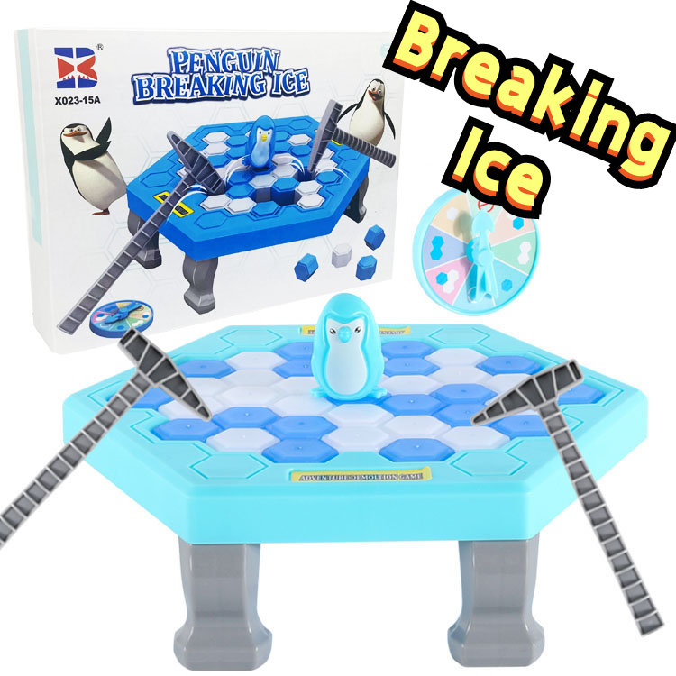 Bộ trò chơi đập băng bẫy chim cánh cụt Penguin Trap, trò chơi vui nhộn an toàn cho bé và gia đình